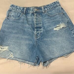 Denim Distressed Women's Shorts